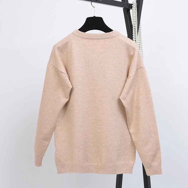 New Fashion Women Cat Jacquard Soft Sweater Loose Cute Thick Warm Long Sleeve Pullover Vintage Autumn Winter Cloth C-101 | Женская