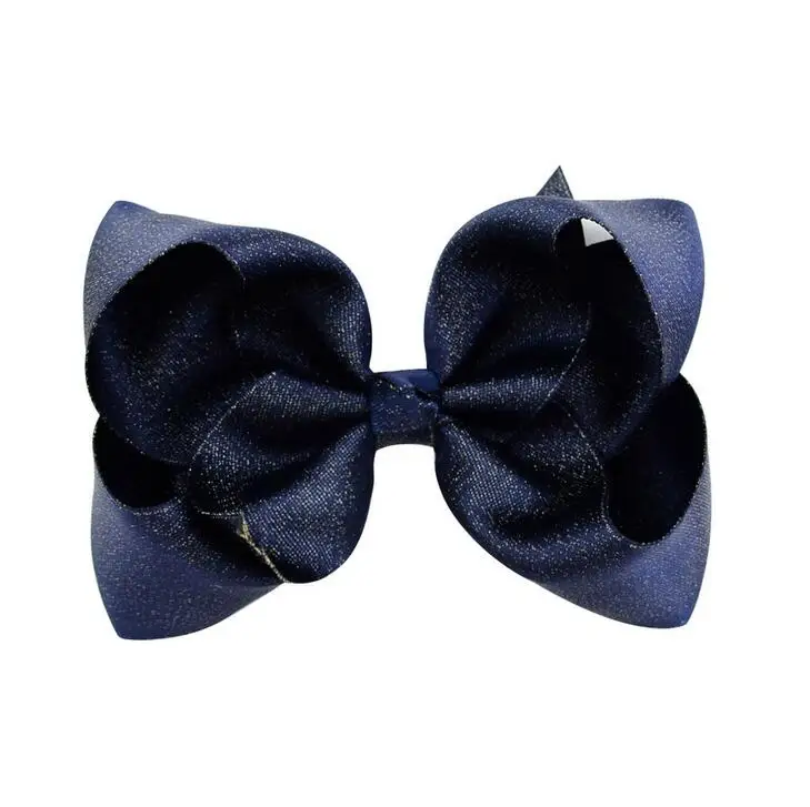 

24pcs Free Shipping 4 Inch Hair Bows For Girls Shiny Boutique Bows Alligator Clips For Teens