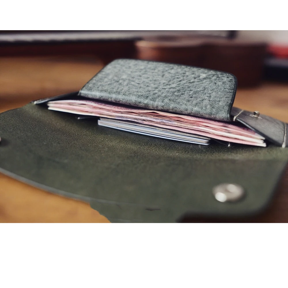 Сделай Сам кожаное ремесло простой бумажник держатель для карт штамповочный Нож