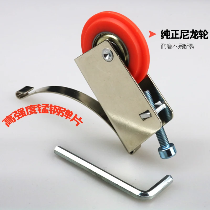 Шкив двери шкафа для кухни и ванной комнаты из титанового сплава стеклянные