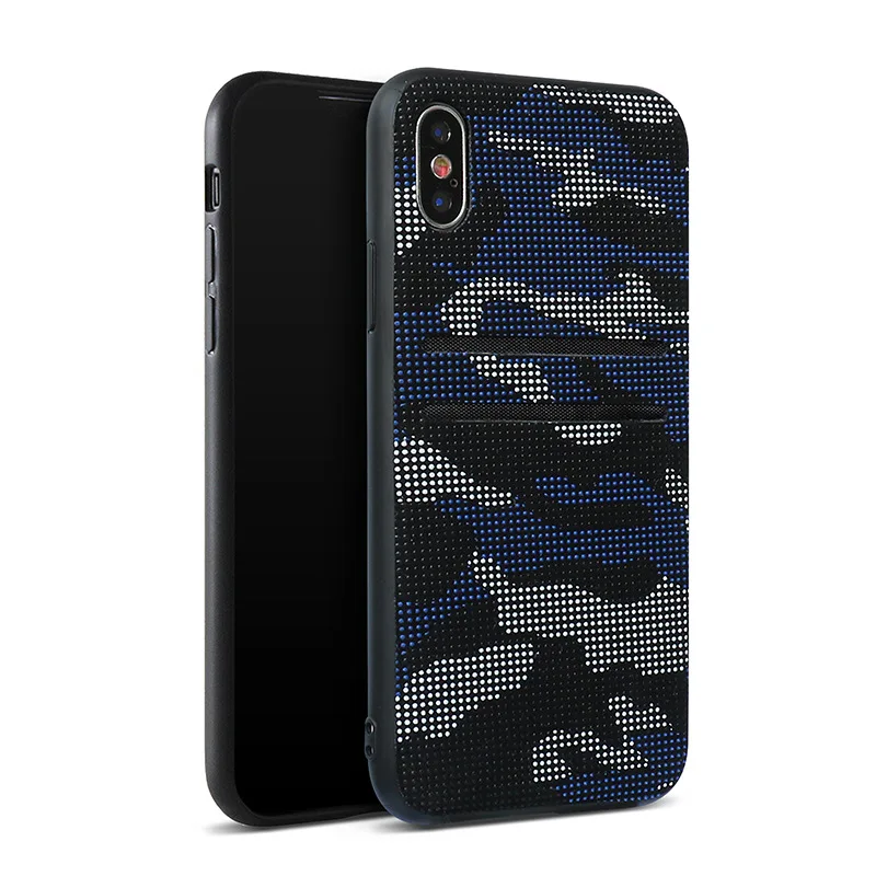 Новый камуфляжный чехол для мобильного телефона с двумя картами iPhone 6/7/8 Plus TPU + PC PU
