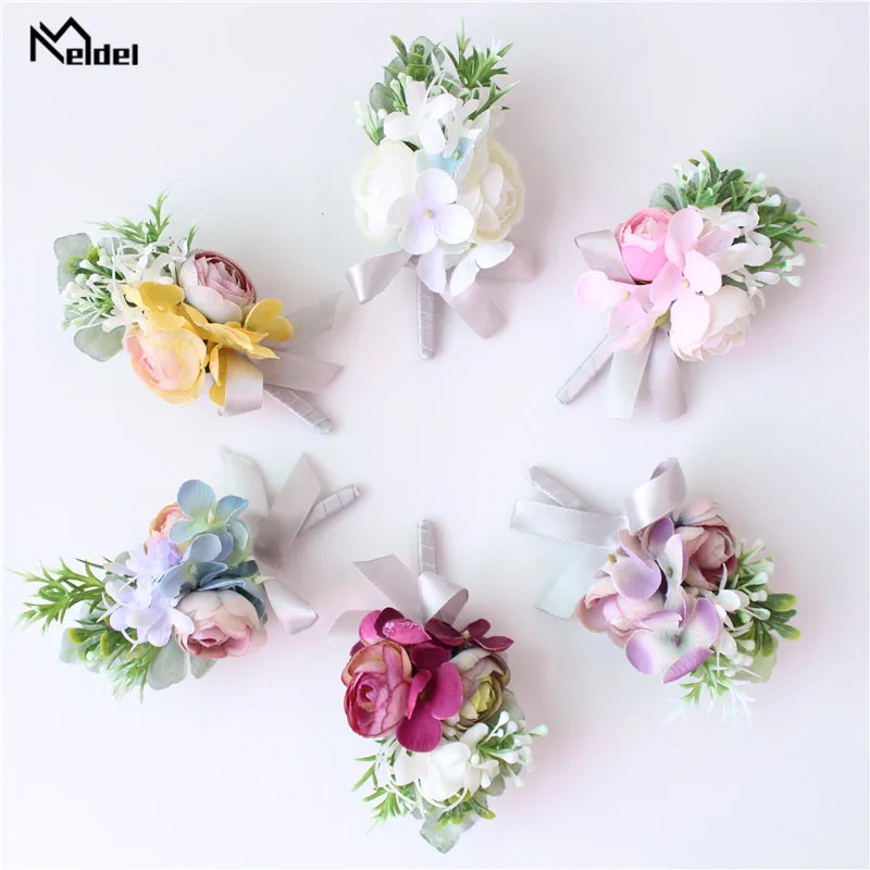 Корсажная булавка Meldel для мужчин Бутоньерки невесты наручные корсажные