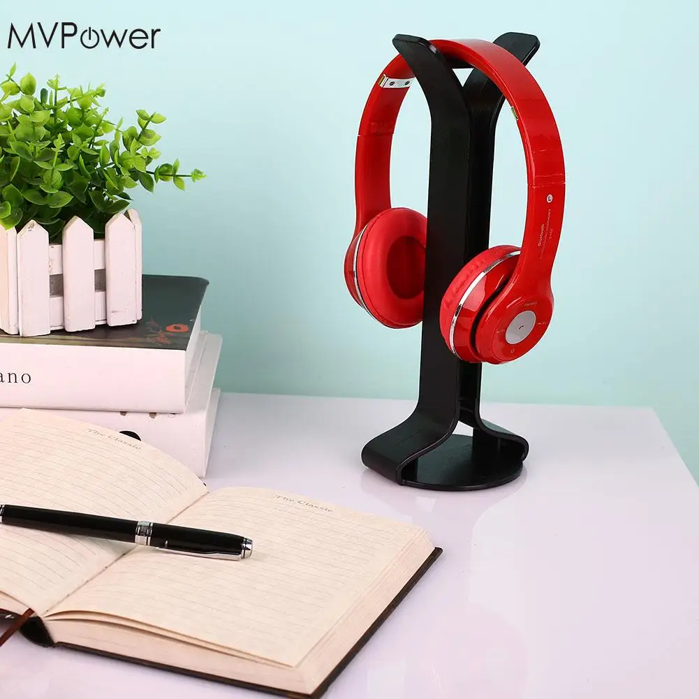 MVpower универсальная игровая стойка держатель для наушников настольная стойка для наушников Подставка для наушников Кронштейн черный
