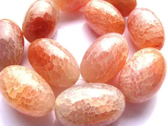 

2strands 20x28mm blue agate bead onyx gemstone Rice barrel brown black green white black cracked faceted necklace jewelry beads