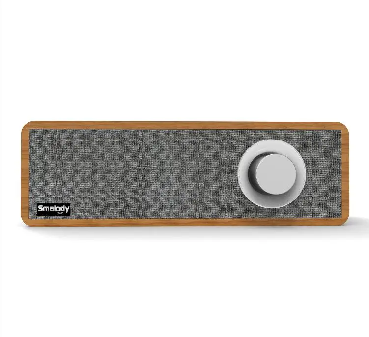 Gray Модная классическая деревянная звуковая структура дизайн Bluetooth динамик портативный деревянный беспроводной динамик s стерео мини сабвуфер - Цвет: Gray