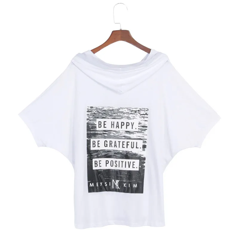 Женская футболка с коротким рукавом летучая мышь | одежда