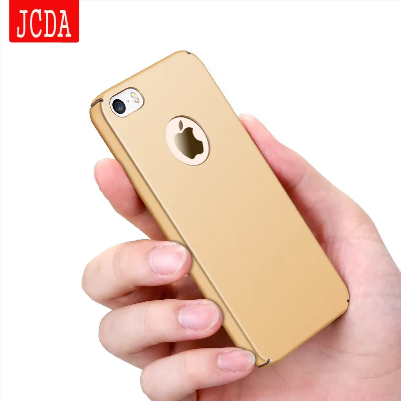 Original JCDA Brand For iphone 5 5S SE mobile phone case Silicone cover Luxury Silm Hard Frosted PC Back for |