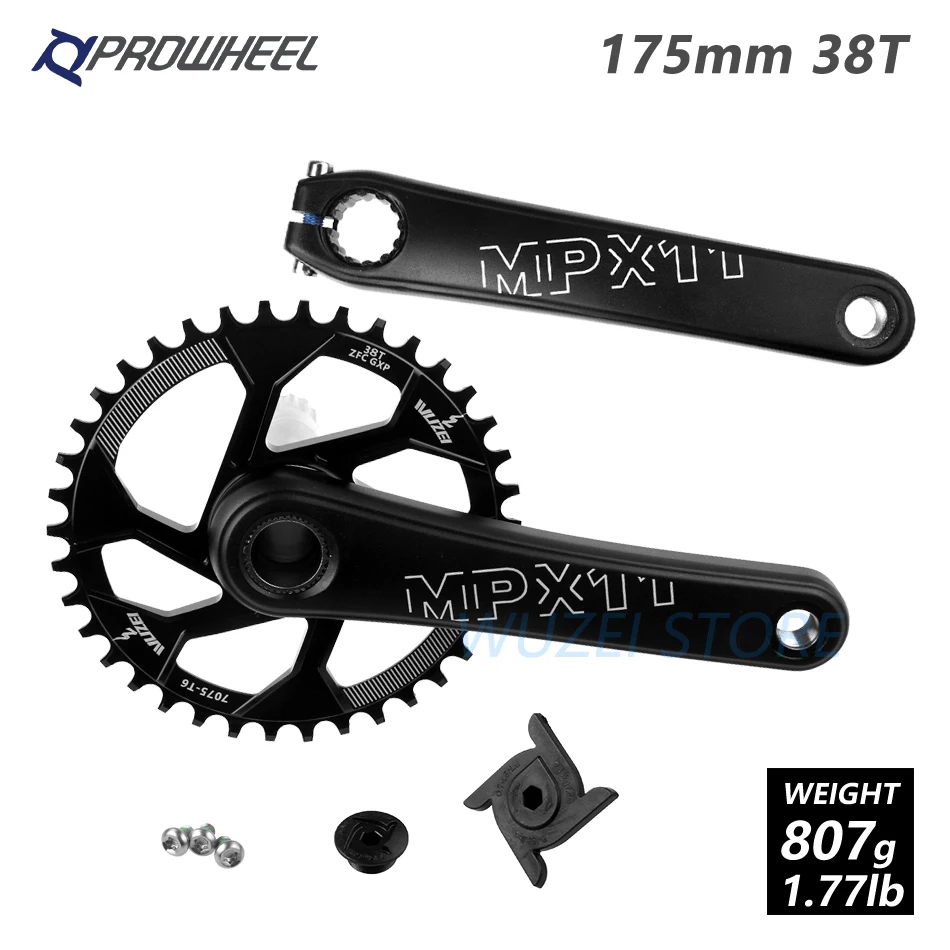 PROWHEEL MPX11 Кривошип горного велосипеда цепное колесо 170/175 мм/30/32/34/36/38 T звезды MTB велосипед диаметра окружности болтов для SRAM GXP XX1 X9 модными принтами XO X01