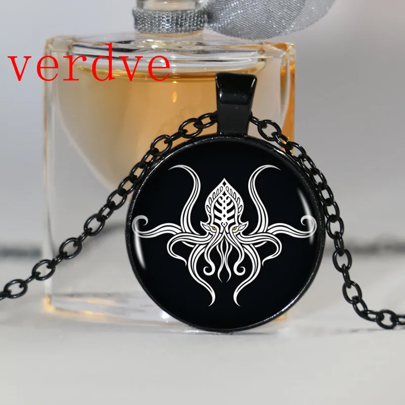Новинка 1 шт Модный кулон Kraken Cthulhu и ожерелье кабошон винтажная длинная