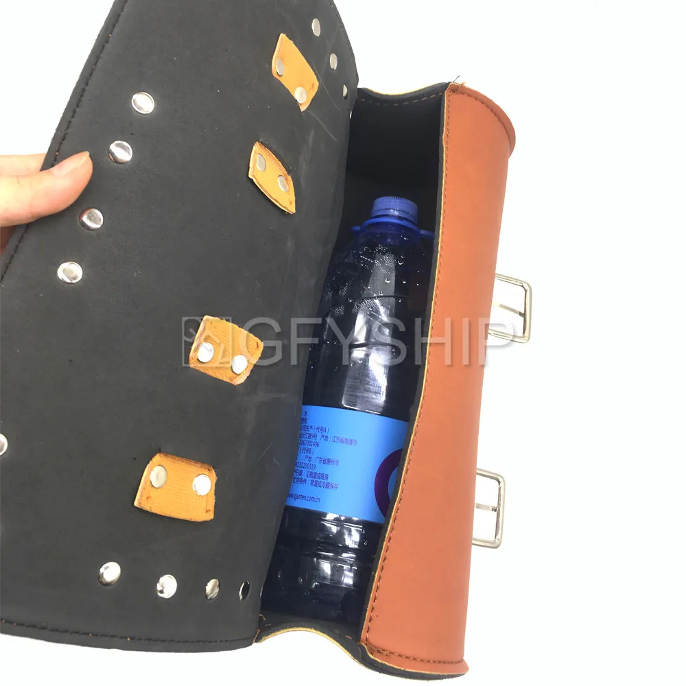 Универсальная сумка на руль мотоцикла боковая для инструментов Harley Sportster Softail Yamaha