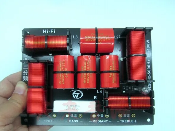 Качественные 3-полосные фильтры кроссовера для динамиков 400W | Электроника