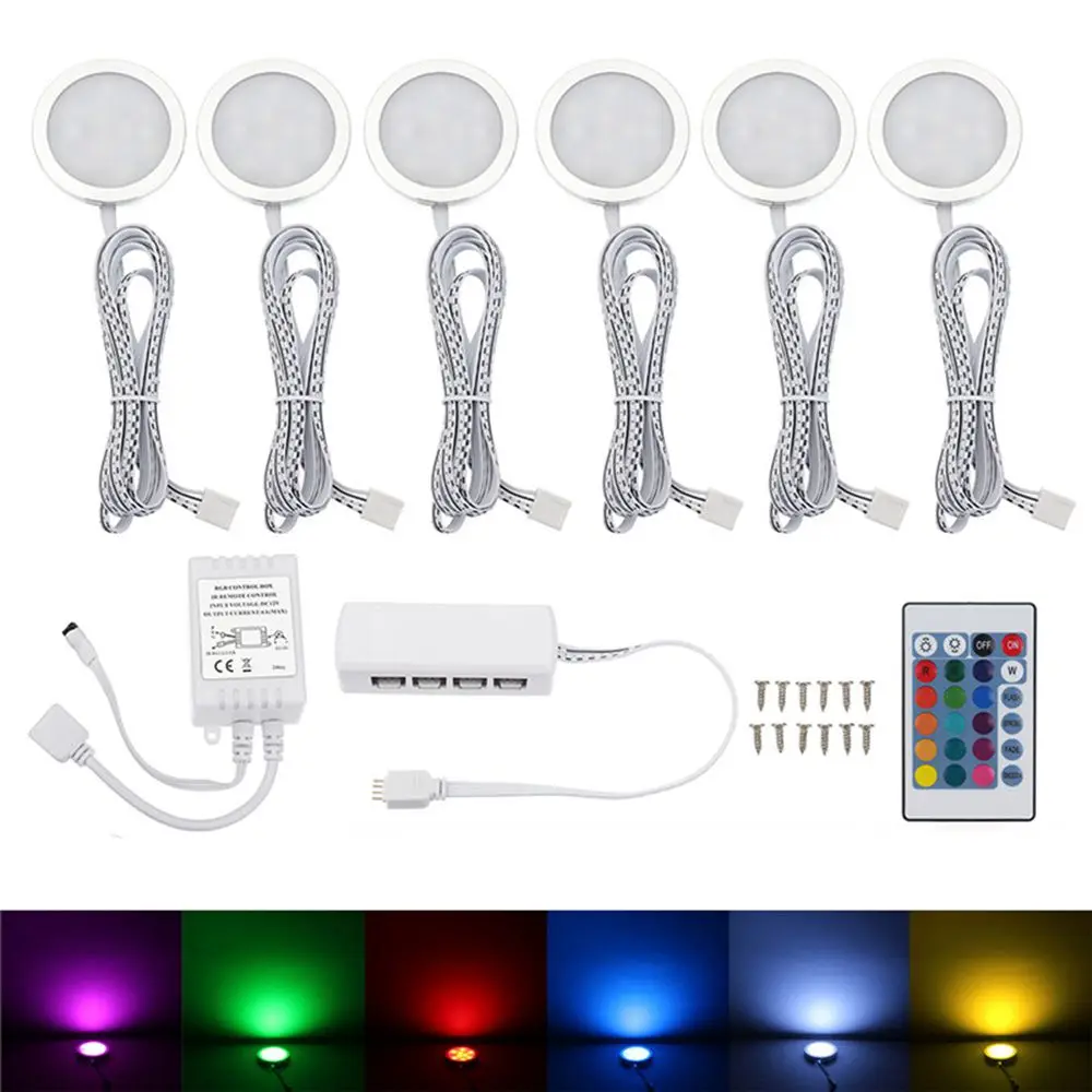 9 светодиодный 12 в RGB Светодиодный точечный светильник 3W Wiless контроль морской шкаф интерьерный потолочный купольный светильник для лодочного автомобиля для VW T4 T5 - Испускаемый цвет: changeable
