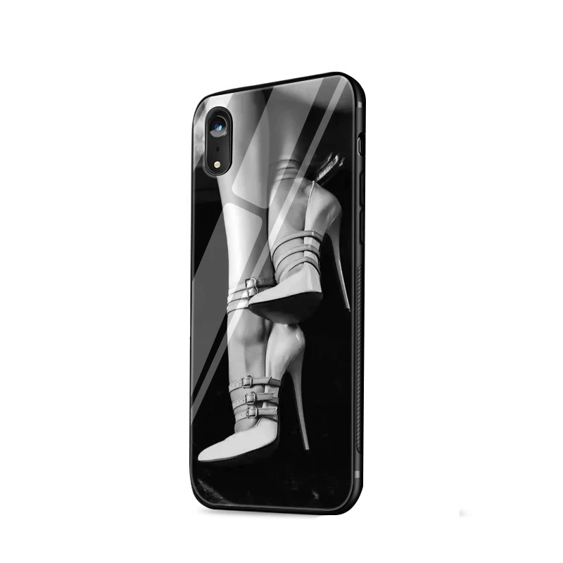 Туфли на высоком каблуке балетки из ТПУ чехол для iPhone 11 Pro XR X XS Max 5 5S 6 6s 7 8 Plus |