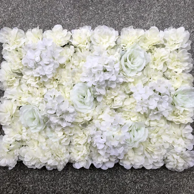 milk white hydrangea Гортензия Роза арочный цветок на стену 40*60 см guelder искусственный flowe лайнер, DIY декоративный свадебный фестиваль цветок ковер дорожная линия - Цвет: milk white hydrangea