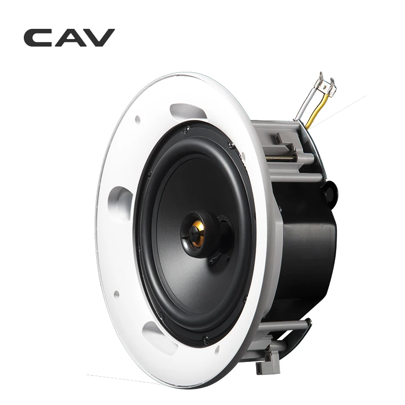CAV HT-90 встроенный динамик двухсторонний 8 дюймов домашний кинотеатр музыкальный динамик s Домашнее использование фоновая звуковая система потолочный динамик s пластик