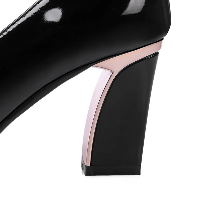 ASUMER/Офисные туфли на высоком каблуке большие размеры 33 41 женские лодочки с острым