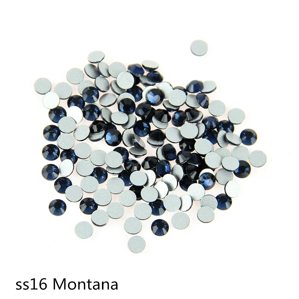 Акция! Искусственное украшение для ногтей Стразы ss16 искусственное серебро 1440