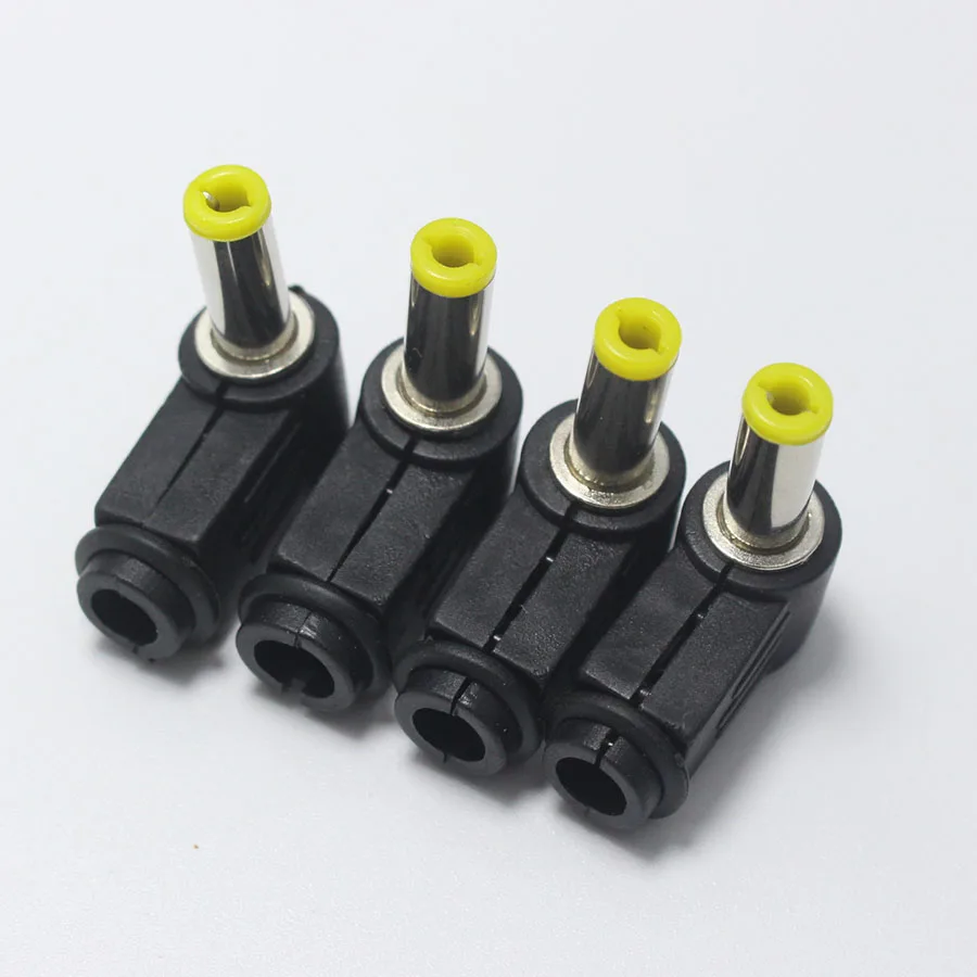 EClyxun 1 шт./лот DC 5,5*2,1/5,5*2,5 мм Мужской DC разъем питания угол 90 градусов L образный пластик 5,5*2,5 5,5*2,1 мм