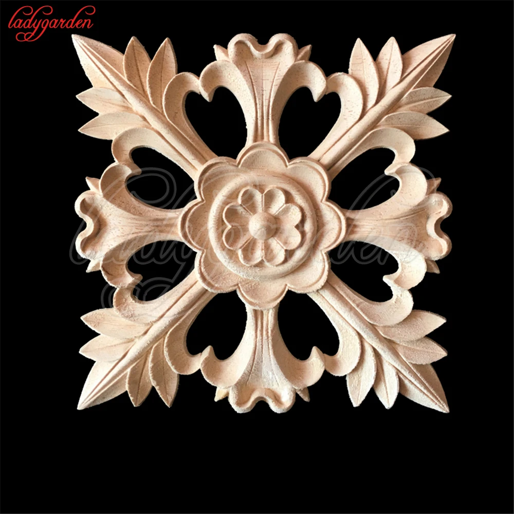 

Декоративная деревянная аппликация, искусственное дерево для мебели, шкафа, двери, искусственное оформление