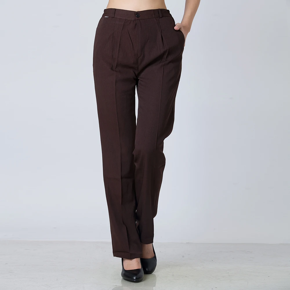 Женские коричневые брюки оптовая продажа ресторанная кухня пищевая служба