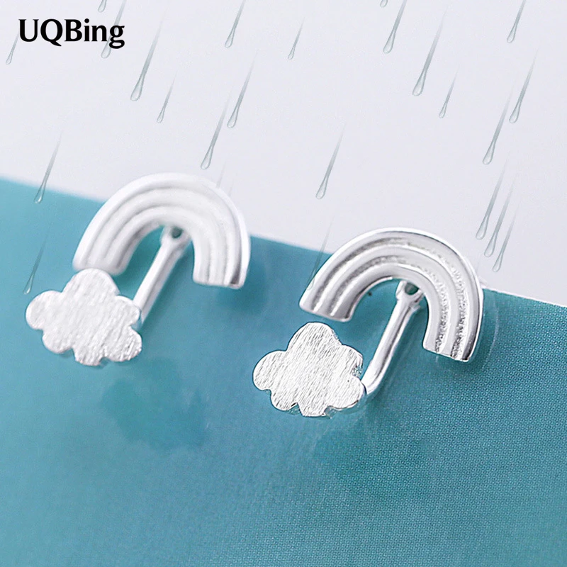 Серьги гвоздики из серебра 925 пробы с облаками|jewelry cards for earrings|earring standjewelry target |