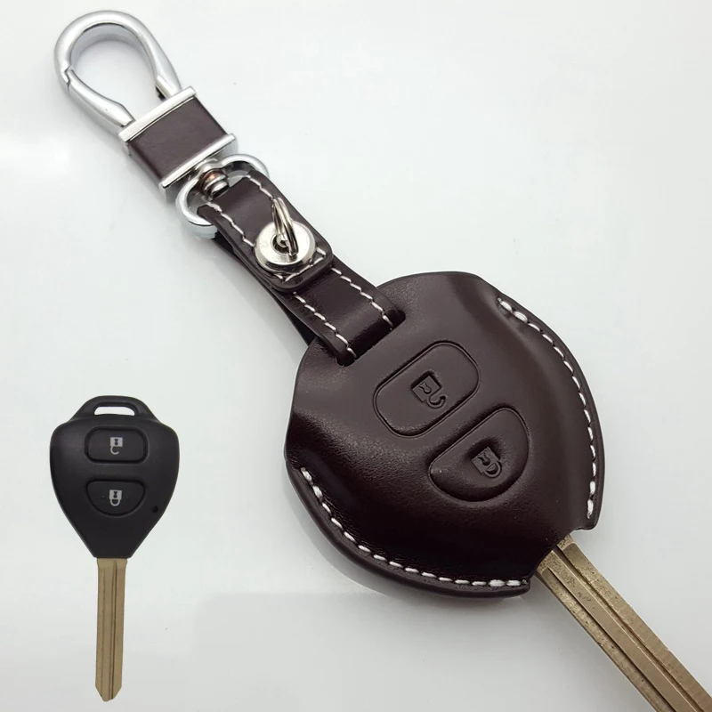 Чехол брелок для Toyota 2011 Camry XV40 Corolla 2010 Land Cruiser 2009 Prado Fortuner держатель ключей чехол