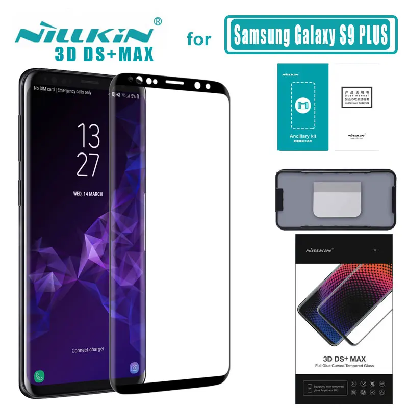 S9 plus 3D DS + Max полное покрытие для samsung Galaxy Закаленное стекло протектор экрана