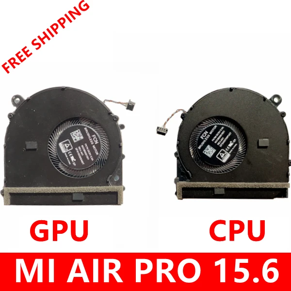 Охлаждающий вентилятор для ноутбука Xiao mi notebook mi air PRO 15,6 охлаждающий вентилятор GPU и вентилятор охлаждения процессора