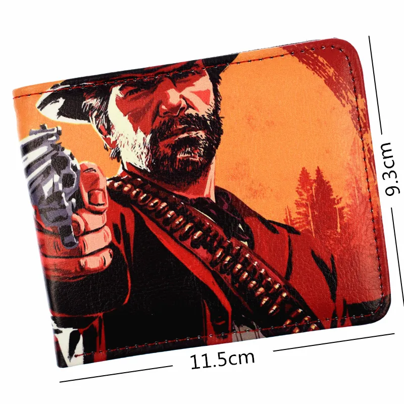 Мужской кошелек Hot Game Red Dead выкуп 2 короткий для мужчин и студентов с замком