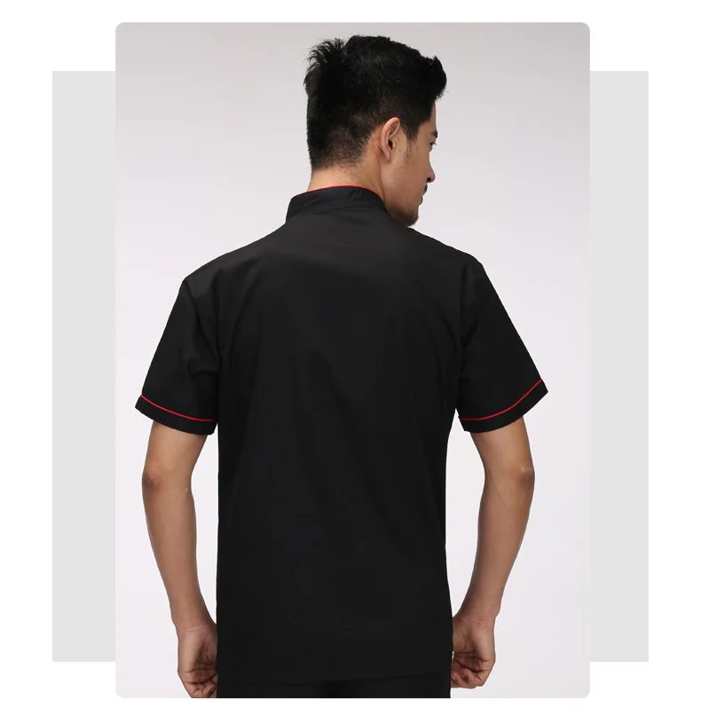 3 цветная одежда для шеф повара отеля комплекты кухни ресторана с коротким