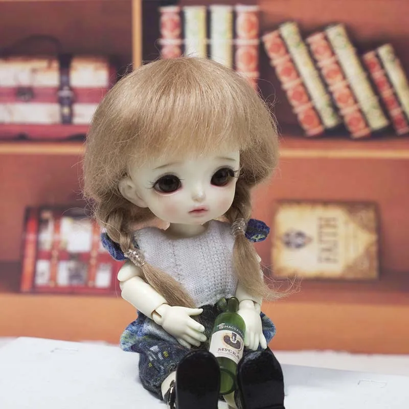 Мохеровый парик для шарнирной куклы 5 цветов милый BJD 1/8 | Игрушки и хобби