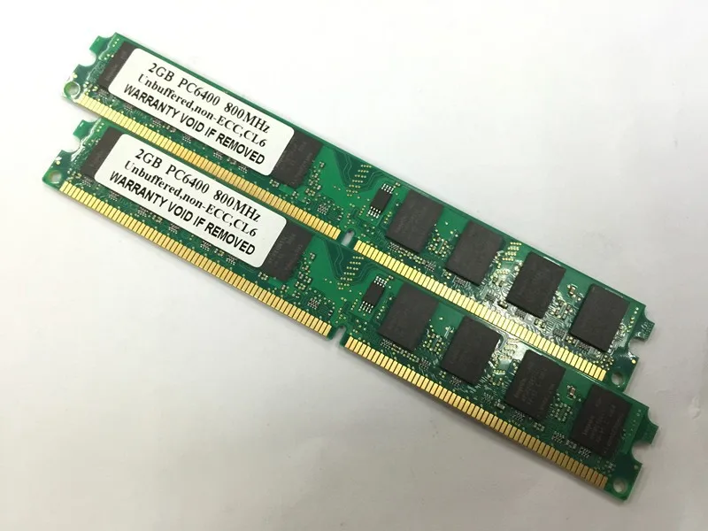 Абсолютно новый герметичный ОЗУ DDR2 800 МГц/667 МГц/533 МГц PC2 6400 1 ГБ/2 ГБ для настольных