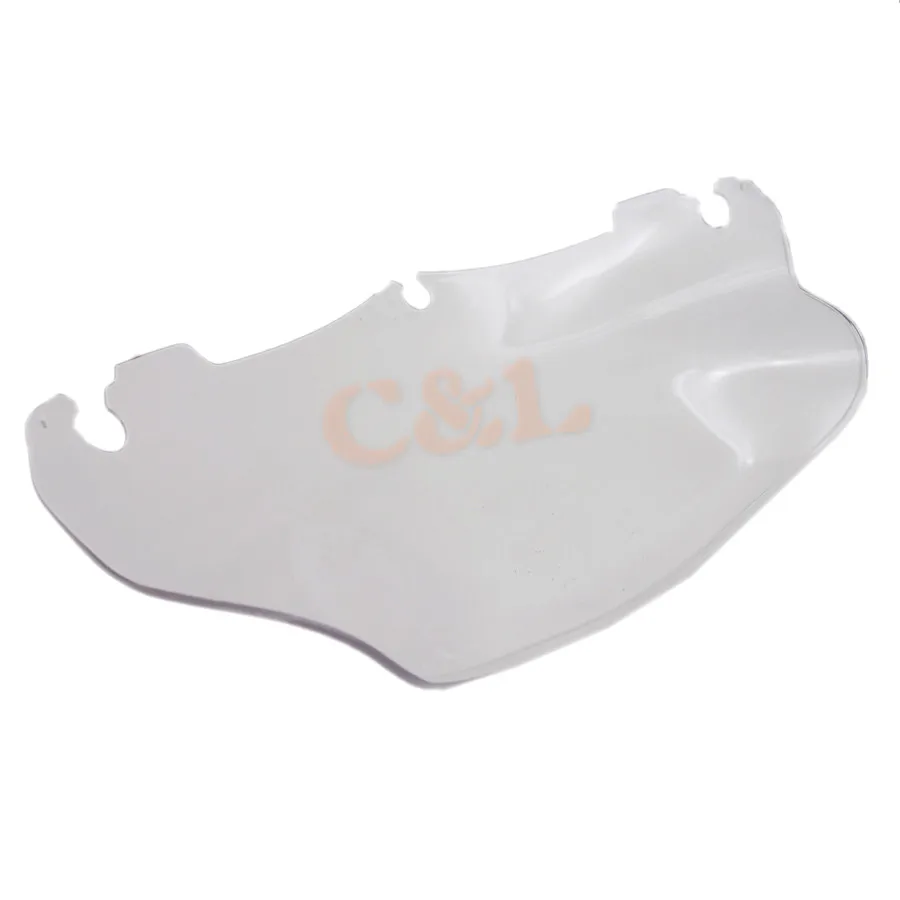 Прозрачное лобовое стекло для мотоцикла 9 дюймов волнистое Harley Electra Street Glide FLHX FLHT