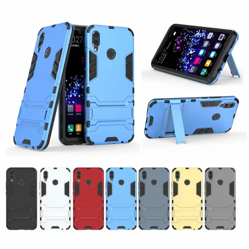 Броня для Coque Case на huawei P Smart Plus 6 3 Чехлы Nova 3i + Задняя пластиковая силиконовая