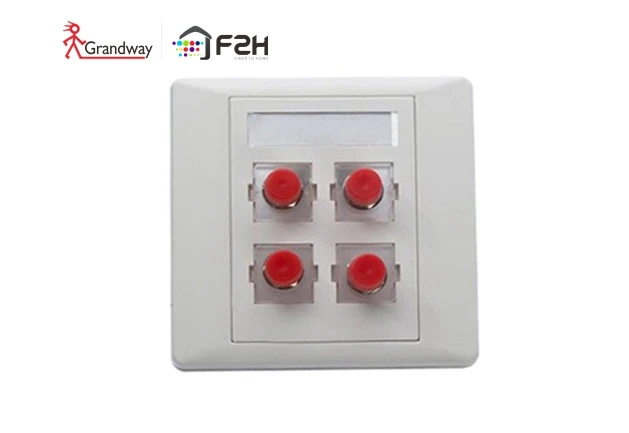 [Grandway ODN] FTTH 4 жильный внутренний волоконно оптический ящик/розетка F2H FFS