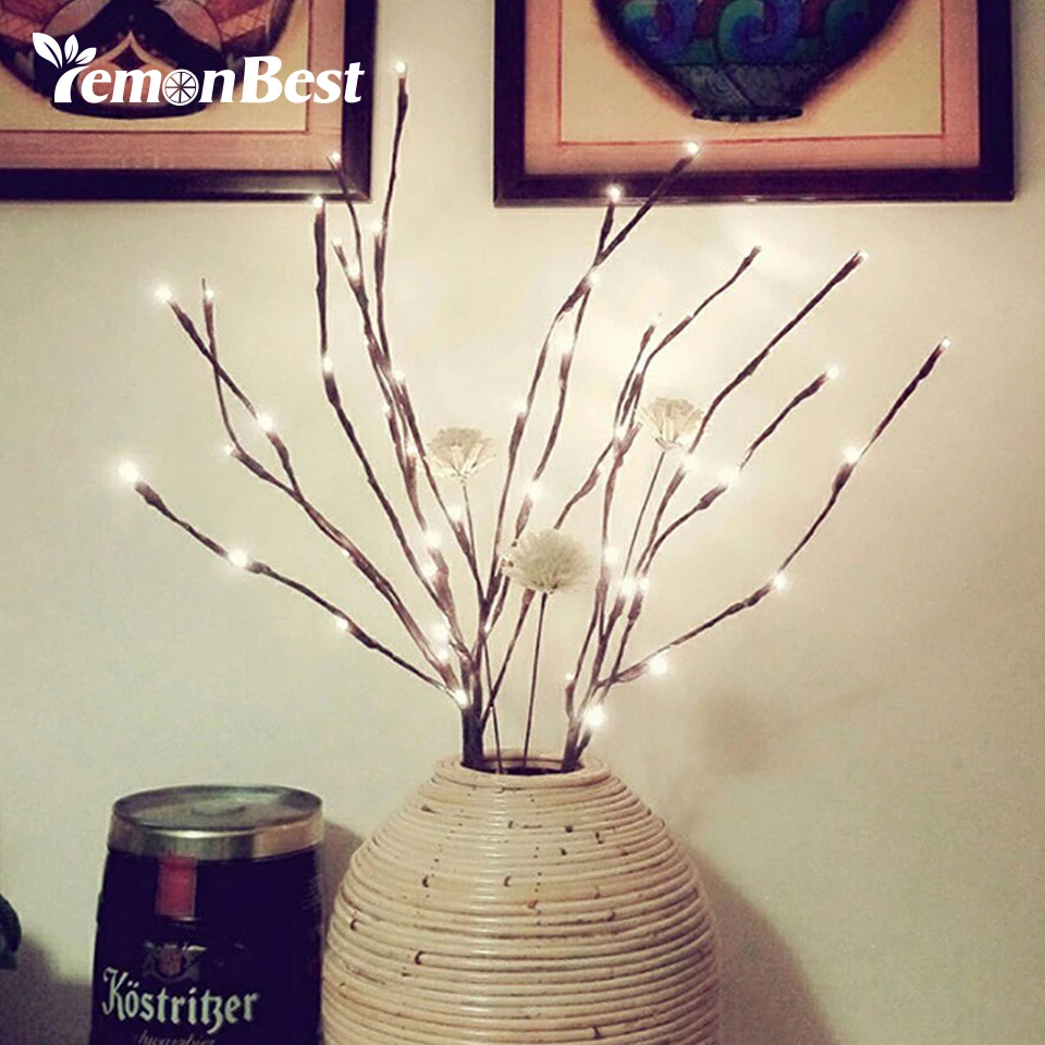 Фестиваль декоративный настенный светильник запасами ивовых деревьев веточка ed