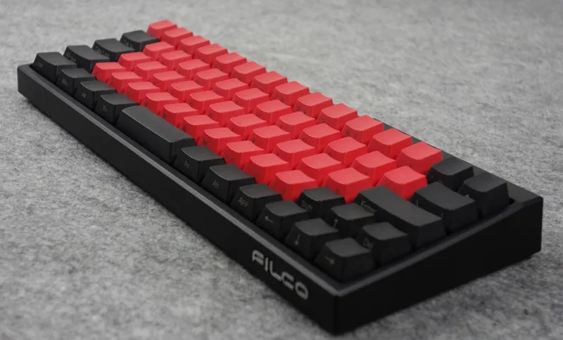 Черная PBT пустая белая серая механическая клавиатура filco minila воздушная Толстая PBT белая боковая печать keycap cherry mx OEM черный серый