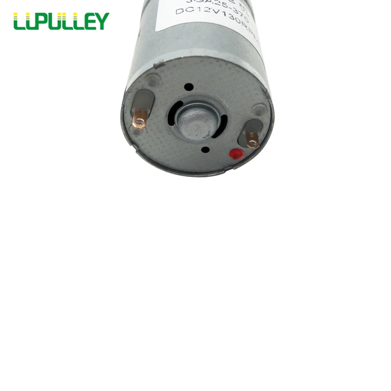 LUPULLEY 25GA370 DC мотор-редуктор постоянного тока 6 в, 12 В, 24 В постоянного тока переменной Скорость 65 мм колеса, кронштейн для установки мотора 12/16/26/35/60/130/280/620/1360 об/мин