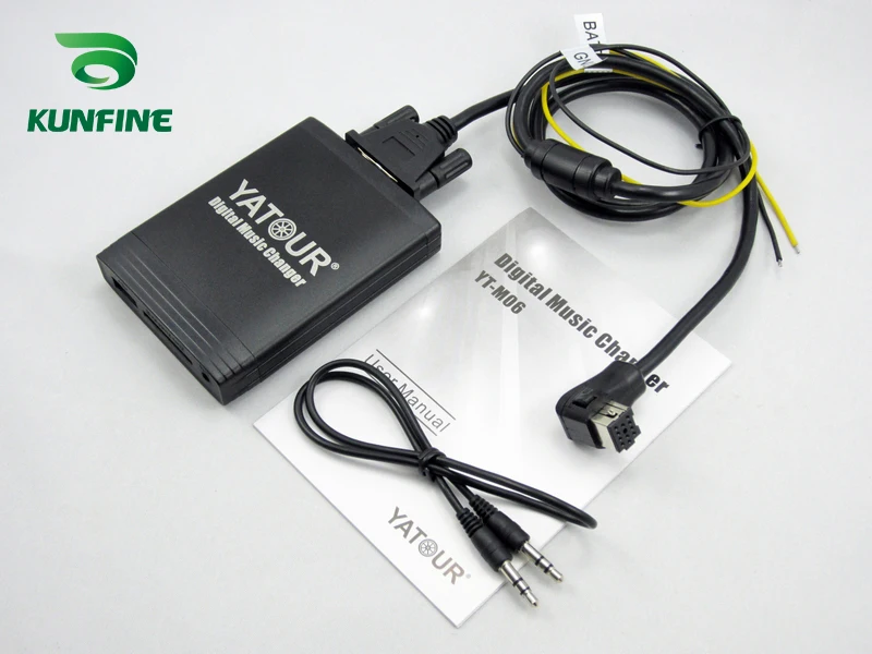 Автомобильный цифровой музыкальный адаптер USB SD Aux MP3 интерфейс стерео радио для