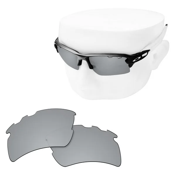 Silver Mirror OOWLIT Анти-Царапины Сменные линзы для-солнцезащитные очки Oakley Antix травления поляризованных солнцезащитных очков - Цвет линз: Silver Mirror