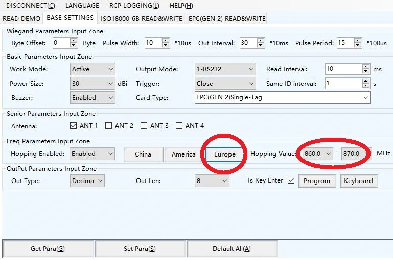 EU frequency UHF RFID считыватель карт 25 м длинный диапазон, 12dbi антенна RS232/RS485/Wiegand чтение 25 м интегративный UHF RFID считыватель - Цвет: EU frequency