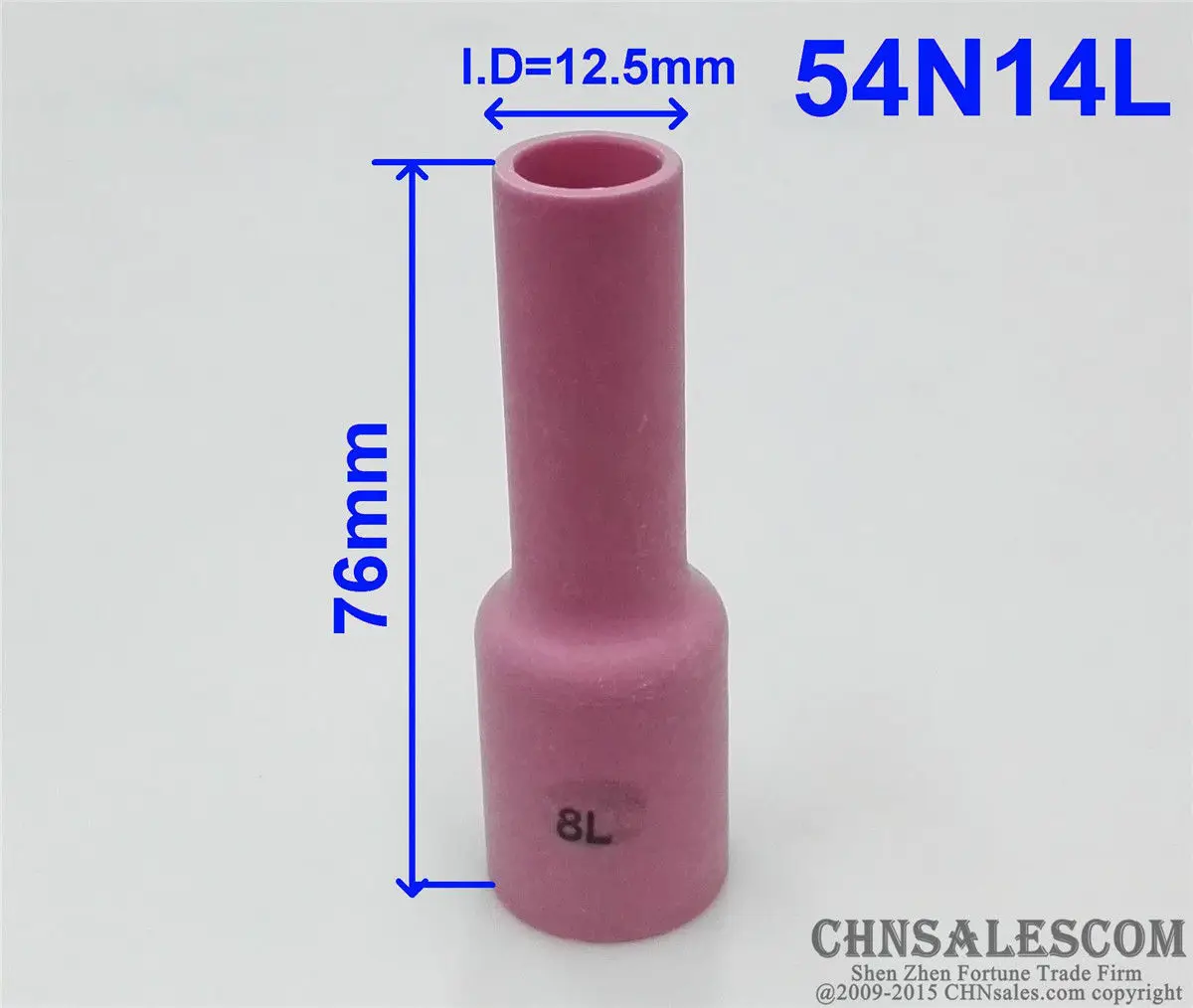 CHNsalescom 10 шт 8 # 54N14L 76 мм сопло из глинозема газовая чашка объектива для WP17/18/26 ID = 12 5 1/2&quot|Сварочные сопла| |