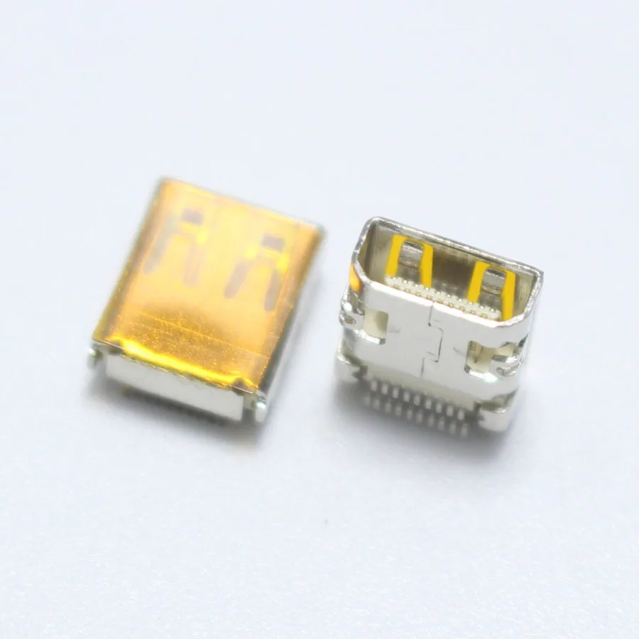 2 шт./лот 19Pin SMD Micro HDMI AF Женский Джек HD видео гнездо для планшетных ПК ноутбуков и т.
