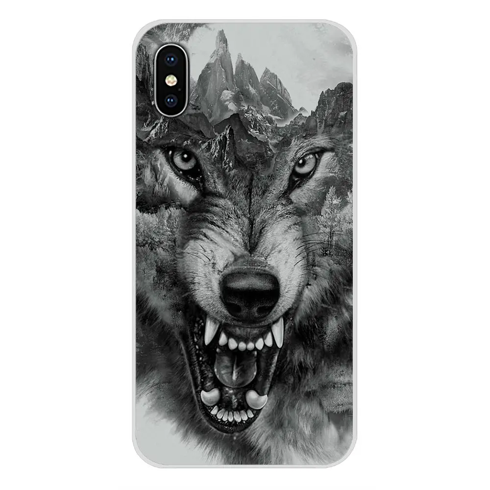 Аксессуары чехлы для телефонов Samsung Galaxy A3 A5 A7 J1 J2 J3 J5 J7 2015 2016 2017 Wolf - купить по