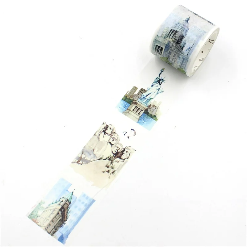 Клейкая лента KSCRAFT 40 мм * 7 м для скрапбукинга сделай сам липкая декоративная