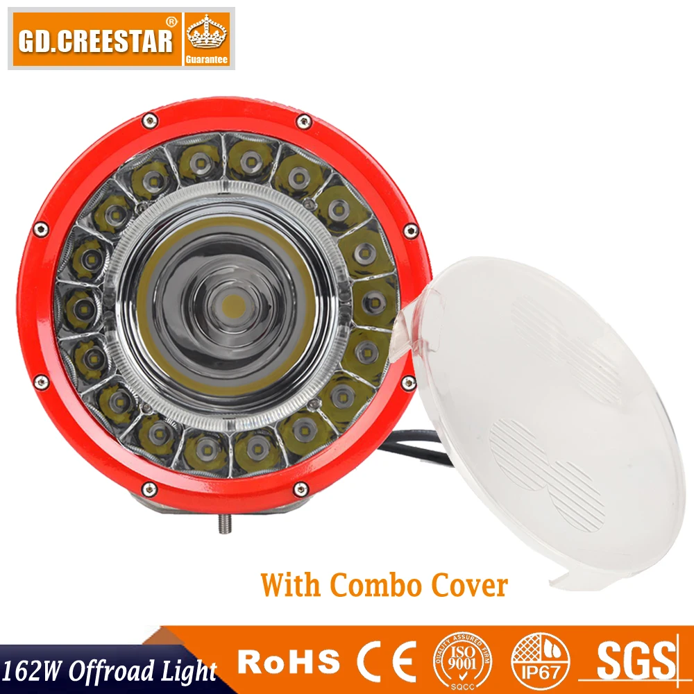162 Вт GDCREESTAR новые светодиодные внедорожные огни точечный луч потока с DRL 60 COB