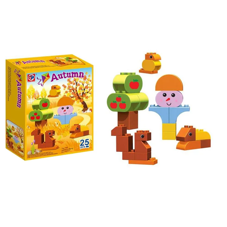 Обучающая игрушка Duplo 25 шт. большие частицы всесезонные весенние летние Осенние