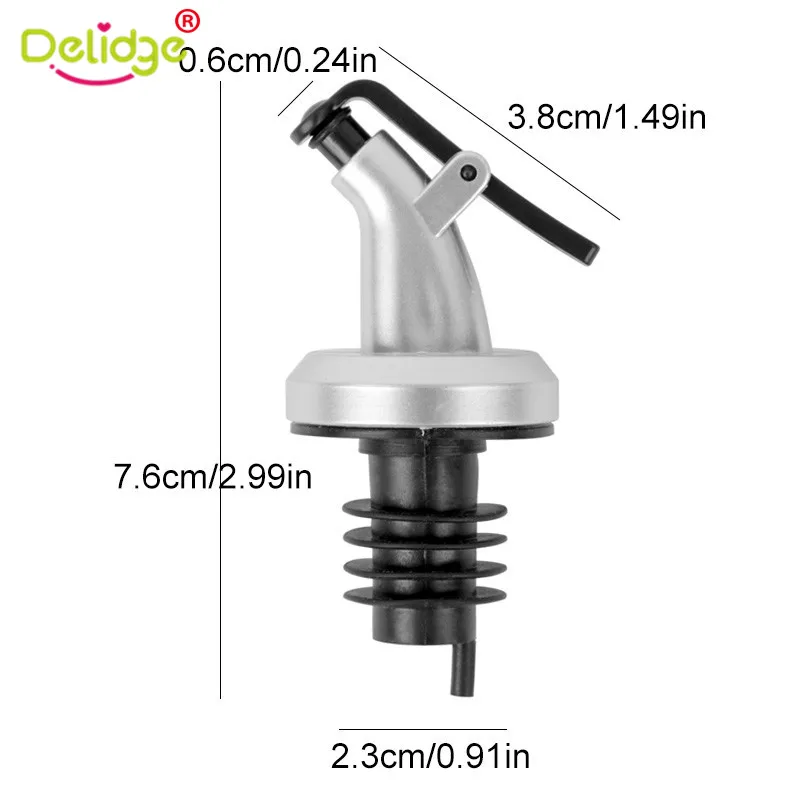1Pc Olive Oil Sprayer Liquor Dispenser Kitchen Tools for Vinegar Wine Pourers Flip Top Beer Bottle Plug Stopper Accessories |