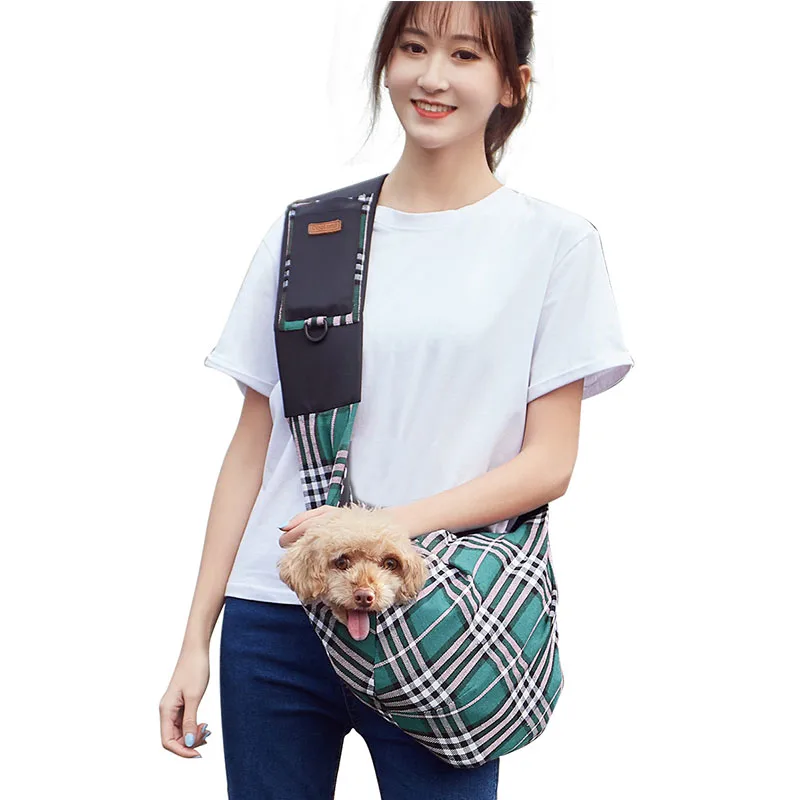 Винтажная Наплечная Сумка для собак дорожная переноска маленьких домашних