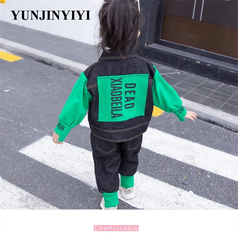 Комплекты одежды YUNJINYIYIGirls демисезонный спортивный костюм для малышей комплект